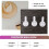 20 pcs plastic heavy wall picture frame hooks hangers 3-pin small white 7