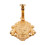 Rose Pattern Vintage Alloy Drapery Curtain Holdbacks Tieback Hooks 2Pcs (Gold) 7