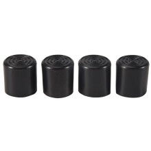 Rubber Meubels Kruk Voeten Kruk Stoel Been Tip Pad 4 Stuks Zwart