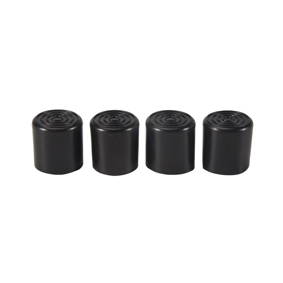 Rubber Furniture Crutch Feet Stool Chair Leg Tip Pad 4Pcs Black 6033805470000