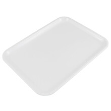 10 Inch Lang Rechthoekig Dienblad Gemaakt van Kunststof, Wit