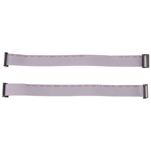 2 Pieces 2.54 mm Pitch 20 Pin F/F IDC Flat Ribbon Cable Connector