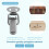 Cabinet Silver Tone Spring Loaded Toggle   Hasp 4 pcs 5