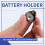 3V CR2032 CR2025 button cell battery holder adapter black 20 pieces 2