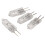 12V 20W 2 pin G4 Base Halogen Light Bulb 4 Pieces Warm White 1