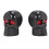 1 Pair Motorcycle Skull Number Plate Frame Screws Fitting Screw Black 4