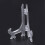 12Pcs 3 Inch Plastic Easels or Plate Holders Display Dinner Plate (Transparent) 7