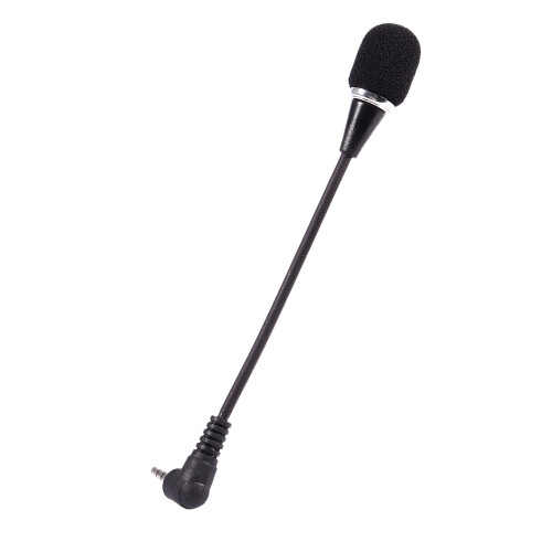 Flexibele -Microfoonmicrofoon met 3,5 mm Aansluiting voor Pc, Laptop, Desktop, Skype, Yahoo, Zwart 2