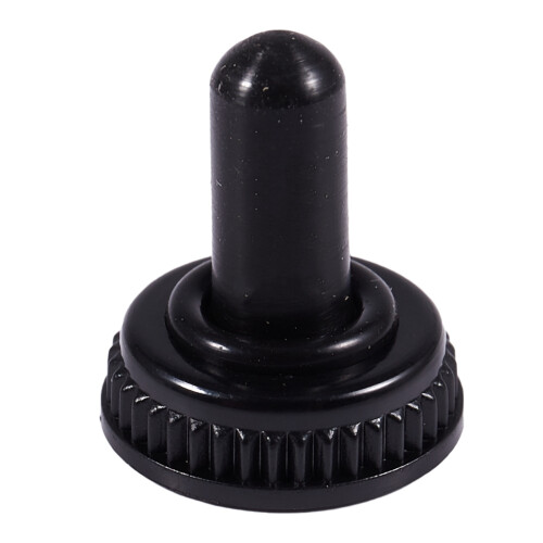 10 x Waterproof Toggle  Boot Cap Black Rubber Cover 6mm Diameter 2
