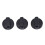 7 pcs. 8mm hole black gas stove cooker rotary  knobs for the kitchen 2