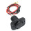 Car cigarette lighter Socket Dual USB adapter 12V plug for mobile phone GPS Tablet 5