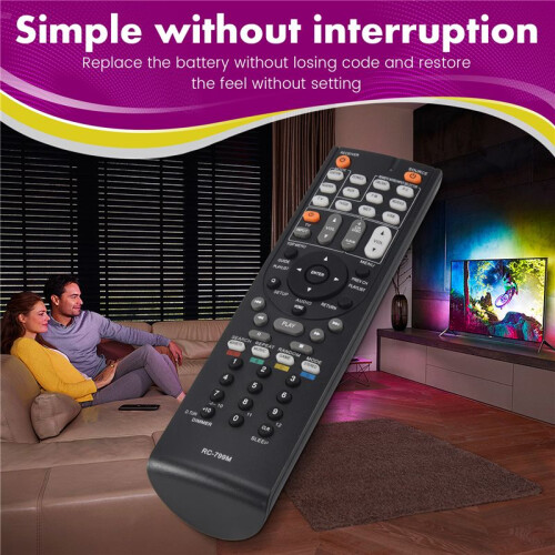 Remote Control RC-799M Replacement for  TX-NR616 TX-NR626 AV Receiver 2