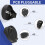 3V CR2032 CR2025 button cell battery holder adapter black 20 pieces 4