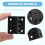 Hinge for barrier,  bearing, plastic, robust, 40 x 40 mm 5