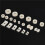 Pack of 20 Watch Back Press Fitting Dies Watch Repair Kit Round and Rectangular 5