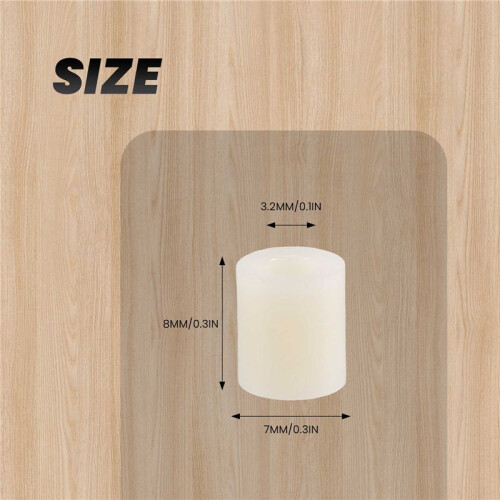 7mmx3.2mmx8mm Nylon Stand Off LED PCB Spacer Support Holder 100 Pcs 1