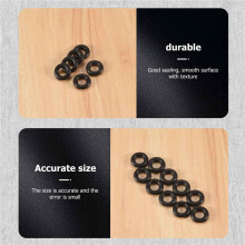 10 Stuks Zwarte Rubberen Oliekeerringen O-Vormige Ringen Afdichtingsringen 8 X 4 X 2 mm