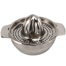 Stainless Steel Juice Reamer Glass Manual Juicer Orange Lemon Lime Squeezer