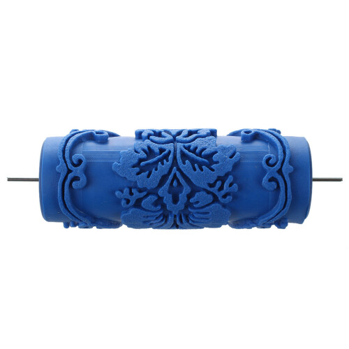 Paint Roller with decorative motifs for Machine Designs flowers /  15 cm