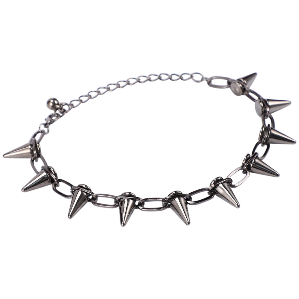 Metal Spikes Studs Rivets Punk Goth Necklace Choker Collar 6031808996510