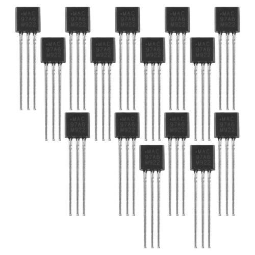 15 Stuks MAC97A6 97A6 Bidirectionele Triac-Thyristor 600V 1A