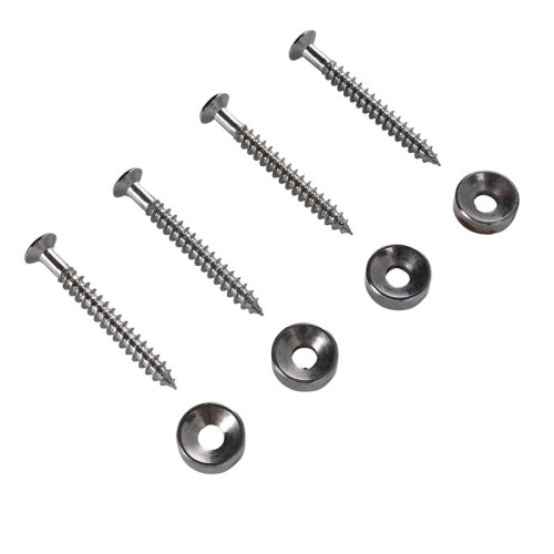 Set med 4 Gitarr Bashalsledshylsa med Matchande Skruv 1
