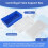Laboratorio Lab Plastic 50 Sockets 1.5ml Centrifuga Tube Contenitore Supporto Stand 6