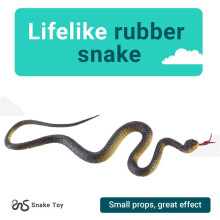 Rubber Snake Pretend Trick Toy Garden Props