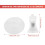 2 PCS 47mm Clear Plastic Wall Suction Cup Clip Clamp 7