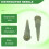 100 pezzi Plastica Verde Conica Pinhead Glue Liquid Dispenser Needles 14G 5