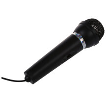 Omnidirectionnelle PC Portable Ordinateur 3.5mm Reseau Support Microphone Mike Noir