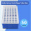 Laboratorio Lab Plastic 50 Sockets 1.5ml Centrifuga Tube Contenitore Supporto Stand 4