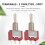 2 Pcs AC 250V 2A 120V 5A SPDT /Off/ 3 Position Momentary Toggle 6