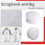 50 pcs T3 KAM SNAPS press studs Scrapbook Sewing buttons white 6