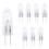 12V 20W Halogen Bulb Warm White Light Lamp Bi-Pin Base 8 Pcs 2