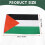 Palestine National Flag 5ft x 3ft 7