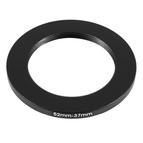 52mm-37mm 52mm to 37mm Black Step Down Ring Adapter for Camera 1
