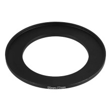 Metal 55mm-77mm Camera Step  Filter Ring Adapter 55-77