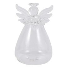 Praying Angel Vases Crystal Transparent Glass Vase Flower Containers Hydroponic Containers Home Decorations Decor