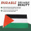 Palestine National Flag 5ft x 3ft 5