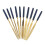 10Pcs Titanium Diamond Coating Needle Flat File Set Metal Working  Tools 1