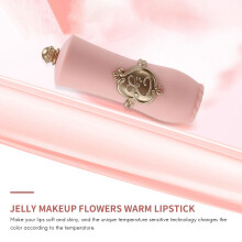 Beauty Bright Flower Crystal Jelly Lipstick Magic Temperature Change Color Lip Balm Makeup rose