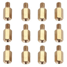 50 PC Placa madre PCB Laton Standoff Hexagonal Spacer M3 7 + 4 mm