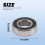 15mm x 32mm x 9mm Width Single Row Deep  Sealed Radial  Bearing 6002RS 7