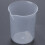 50mL Graduated Beaker Clear Plastic Measuring Cup for Lab 2 Pcs 4
