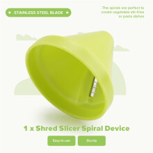 Kitchen Gadget Funnel Vegetable Radish Cutter Shred Spiral Device