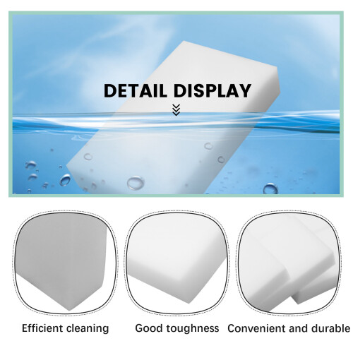 20Pcs Magic Multi Sponge Clean Foam Cleaner Cleansing Eraser Car Wash Kitchen 10cm6cm2cm(White) 1