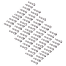 M2 x 8mm 304 Stainless Steel Phillips Pan Screws Bolt 60pcs