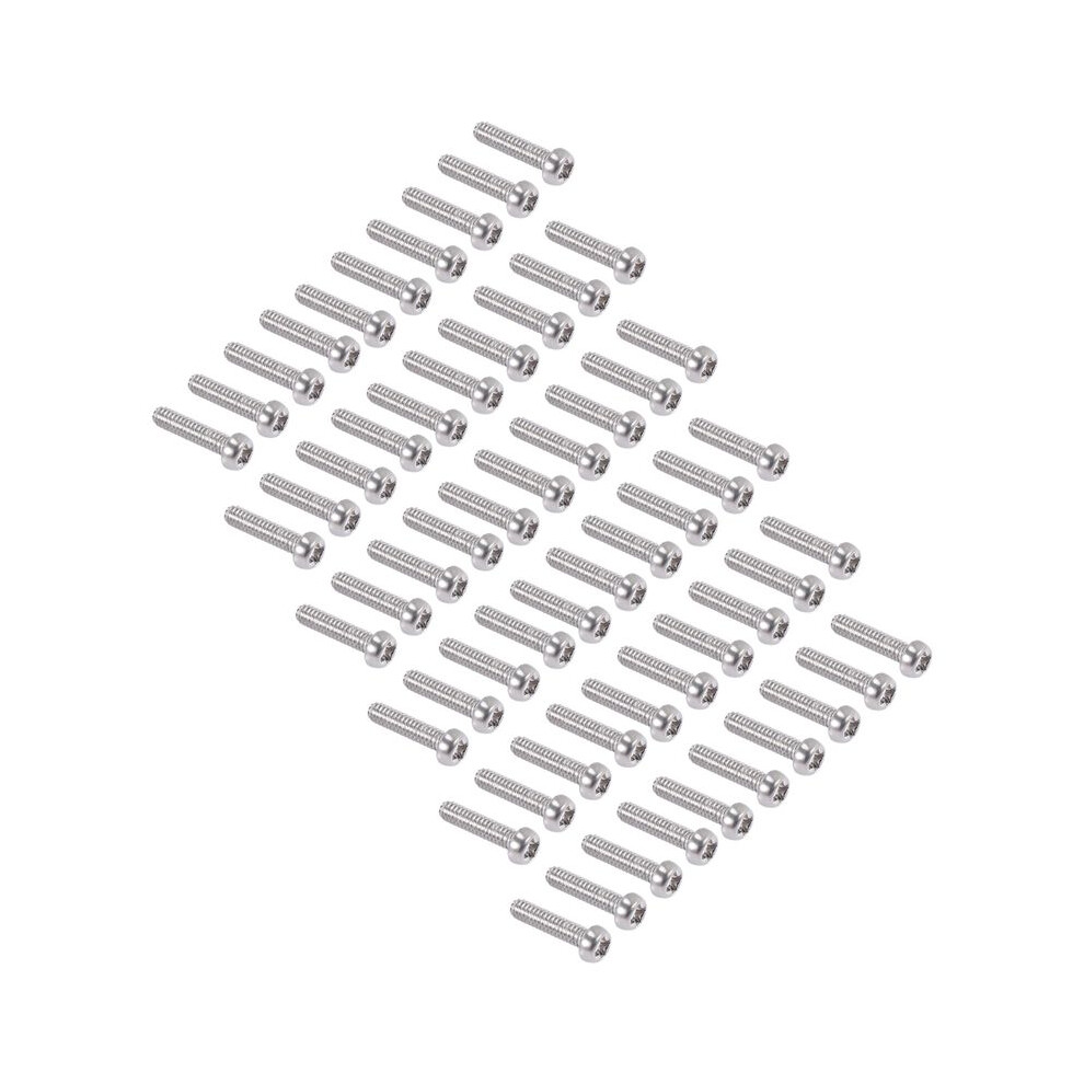M2 X 8Mm 304 Stainless Steel Phillips Pan Screws Bolt 60Pcs 6031762603394