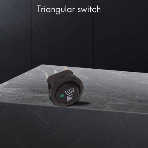 Round 3 Pin Rocker / Parking Off  Front Rear Walking Sensor 1